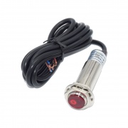 Sensor fotoeléctrico láser Retrorreflectante serie M18 10-30V PNP punto Visible 2m distancia de detección 8M ajustable