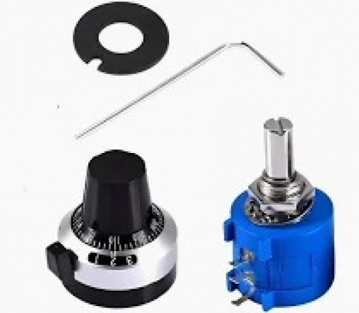 Potenciometro 10k Multigiro Mas DIal 10K